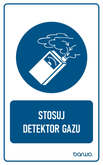 Tabliczka BHP nakazu z piktogramem