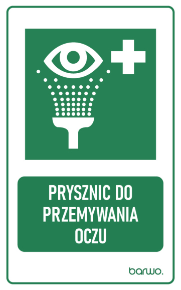 Tabliczka BHP informacyjna z piktogramem